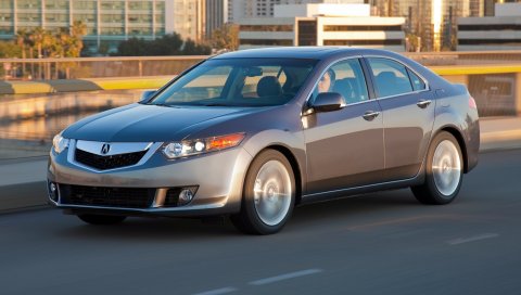 Acura, tsx, v6, серый, вид сбоку, стиль, автомобили, скорость, город, асфальт