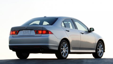 Acura, tsx, 2006, серый металлик, вид сзади, стиль, автомобили, асфальт