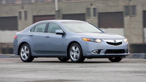 Acura, tsx, 2010, синий, вид сбоку, стиль, автомобили, скорость строительства, асфальт