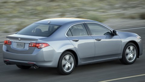 Acura, tsx, 2010, металлик серый, вид сбоку, стиль, автомобили, скорость, природа, асфальт