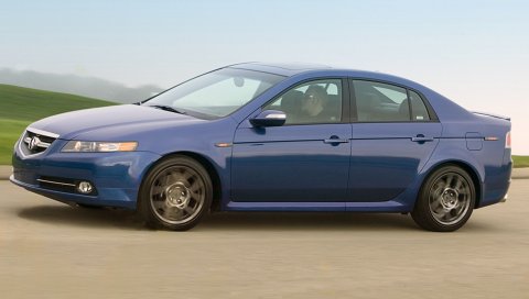 Acura, tl, 2007, синий, вид сбоку, стиль, автомобили, скорость, природа