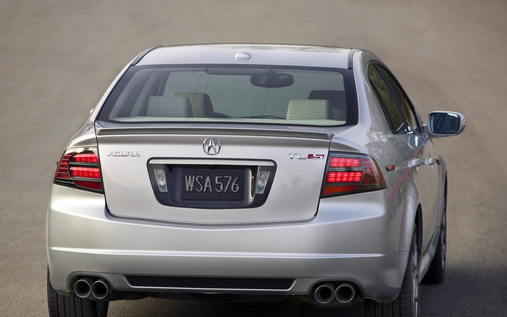 Картинки Acura, tl, 2007, серый металлик, вид сзади, стиль, автомобили, асфальт фото и обои на рабочий стол