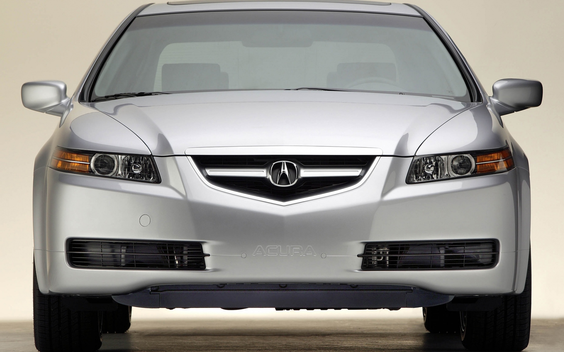Картинки Acura, tl, 2004, металлический белый, вид спереди, стиль, авто фото и обои на рабочий стол