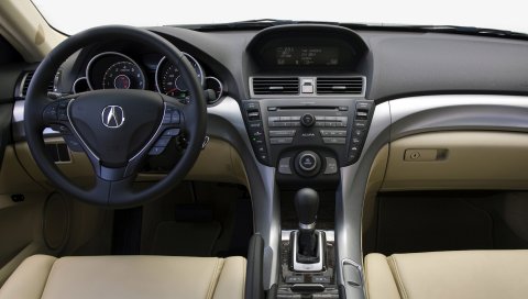Acura, tl, 2008, салон, салон, руль, спидометр