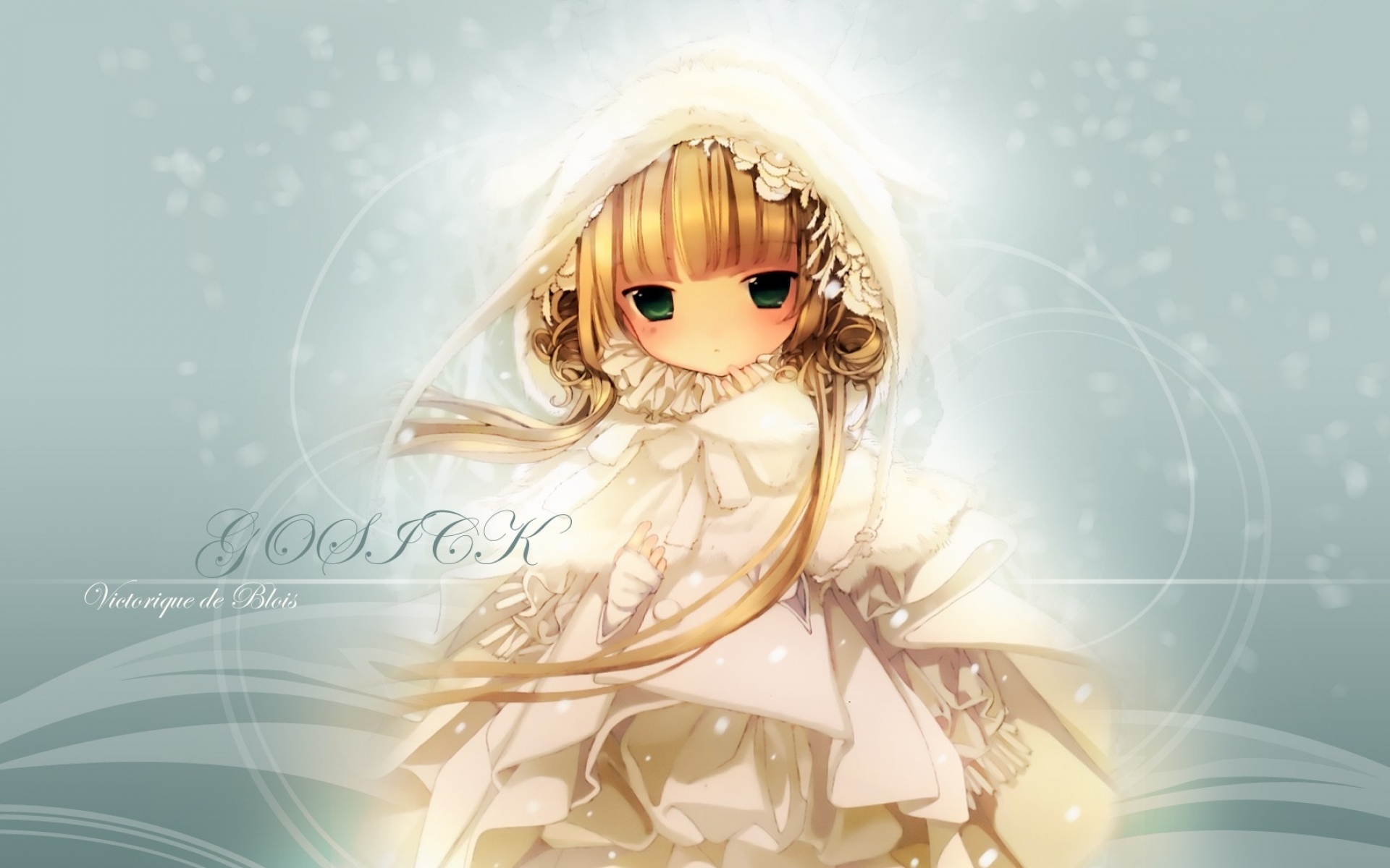 Картинки Аниме, gosick, девушка, милый, платье, свечение фото и обои на рабочий стол