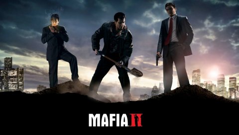 Мафия 2, лопата, земля, город