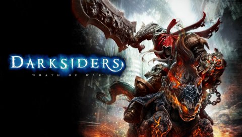Darksiders гнев войны, войны, лошади, меч, огонь