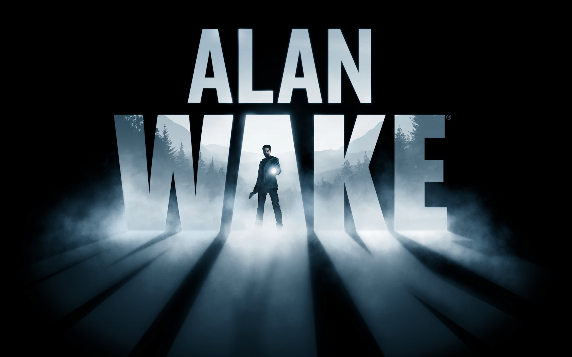 Картинки Alan wake, свет, лес, сумерки фото и обои на рабочий стол