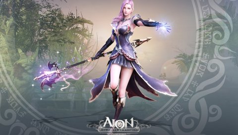 Aion башня вечности, девушка, платье, крылья, книга