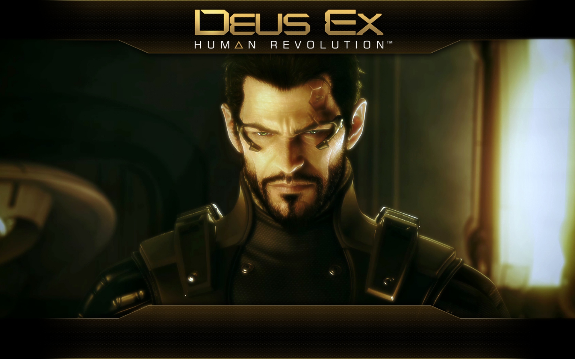 Картинки Deus ex, характер, взгляд, борода, усы фото и обои на рабочий стол