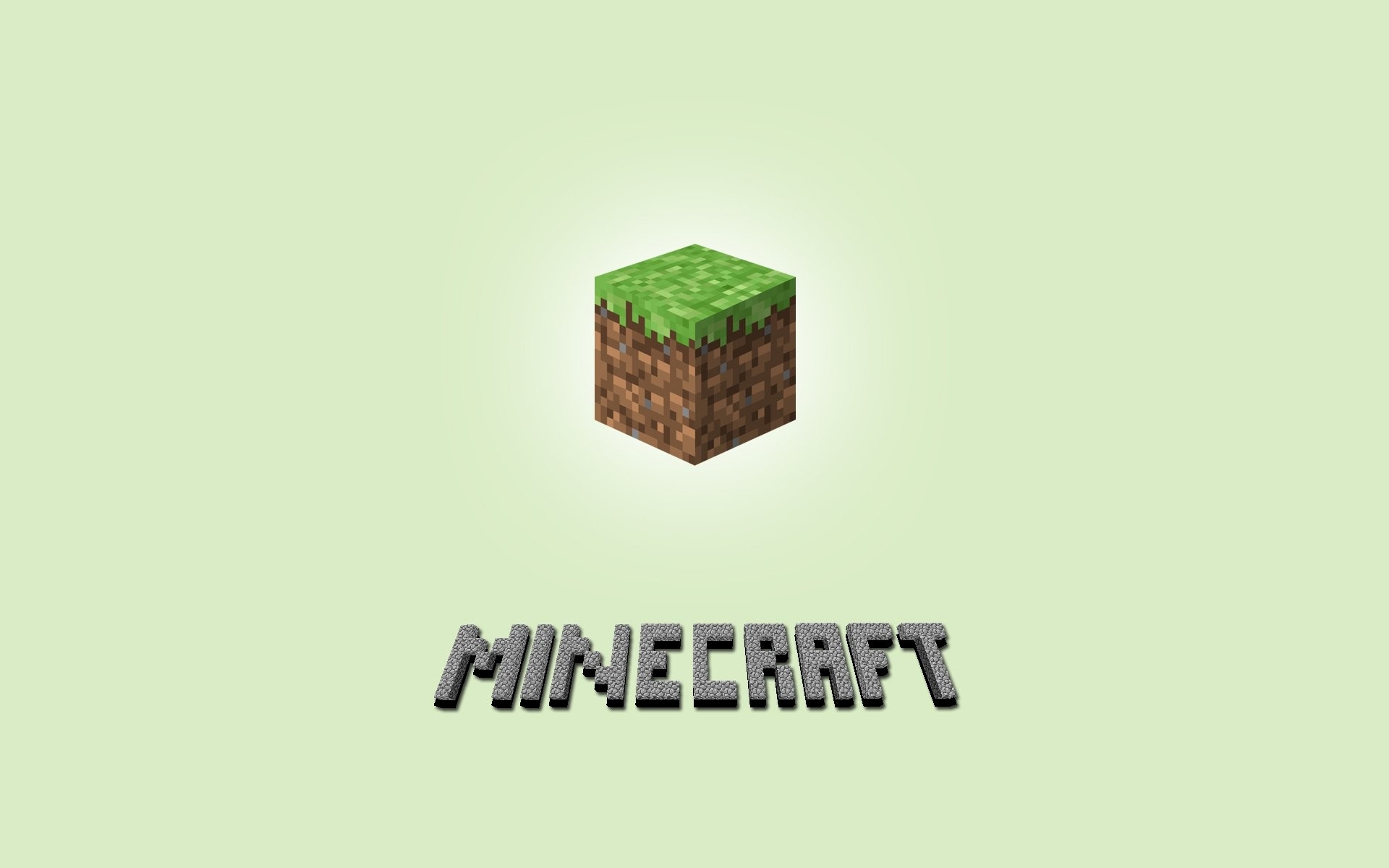 Картинки Minecraft, куб, земля, шрифт фото и обои на рабочий стол