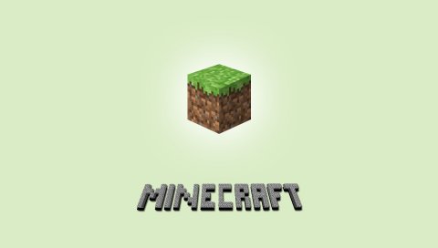 Minecraft, куб, земля, шрифт