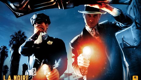La noire, полиция, свет, багажная полка, улица