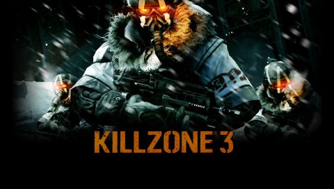 Killzone 3, солдаты, куртки, снег, пистолет
