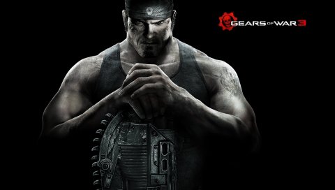 Шестерни войны 3, солдат, оружие, тату, руки, marcus fenix