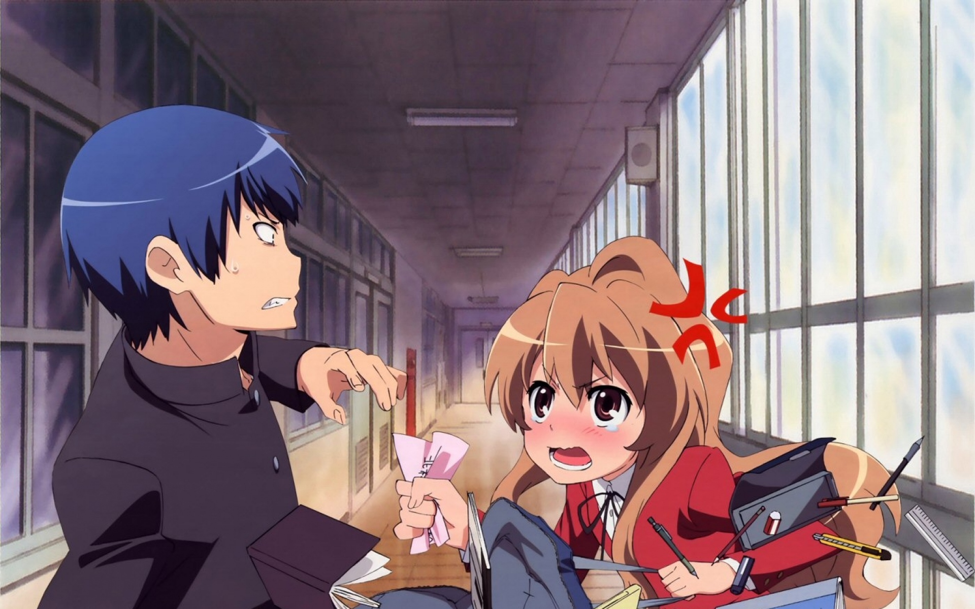 Онли тока. Toradora Тайга и Рюдзи. ТОРАДОРА Тайга и Рюдзи. ТОРАДОРА Тайга в школе.