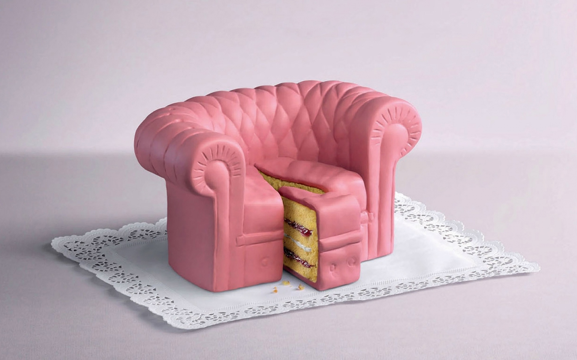 Торт в виде мебели