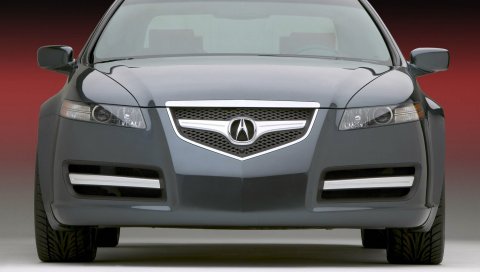 Acura, tl, 2003, серый, вид спереди, стиль, концепт-кар, авто