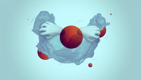 Мяч, бумага, рука, жесты, креатив