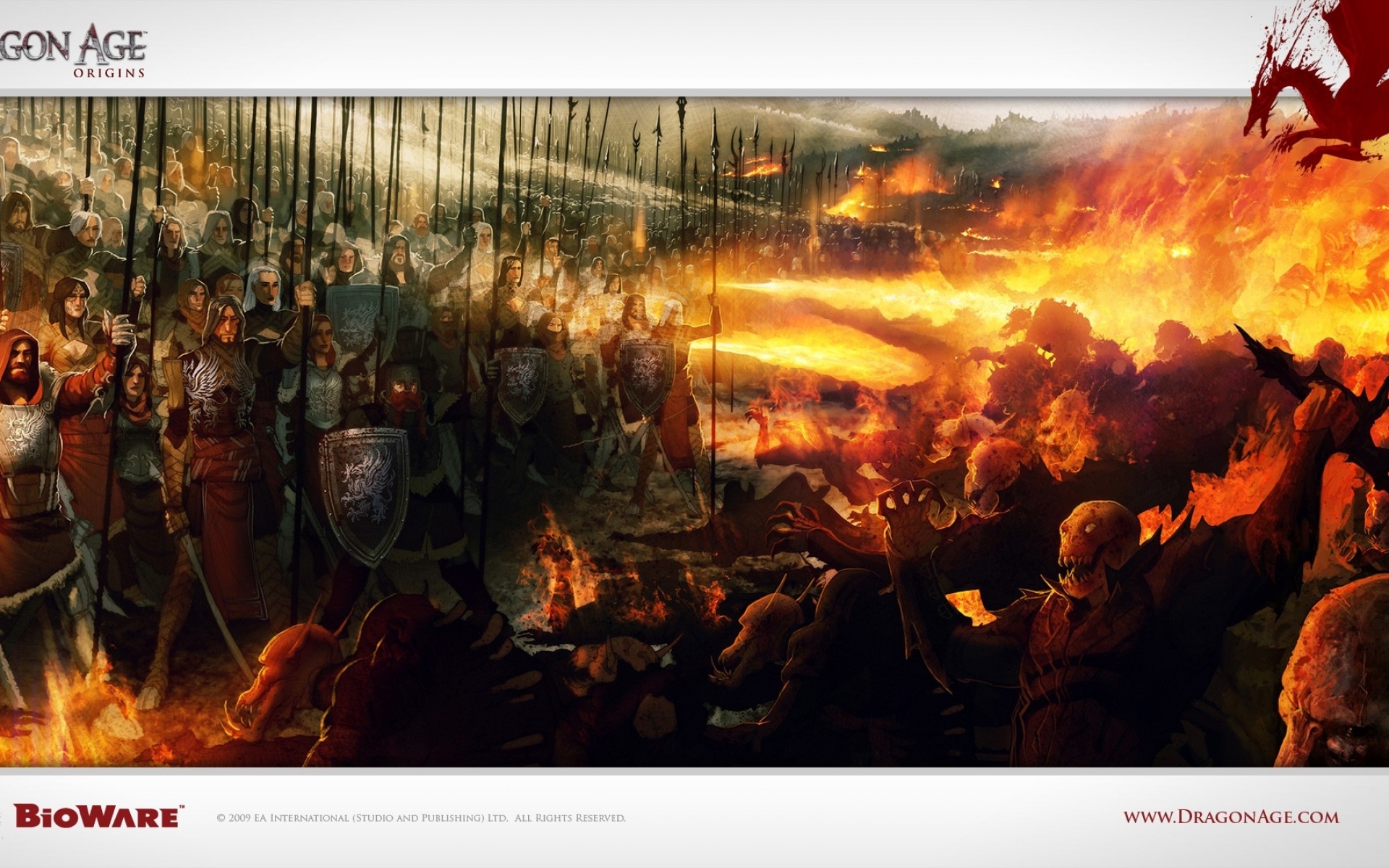 Картинки Возраст дракона, армия, монстры, огонь, рука фото и обои на рабочий стол