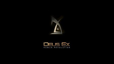 Deus ex человеческая революция, символ, имя, игра, шрифт