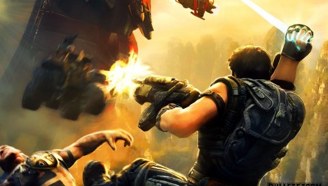 Bulletstorm, guns, car, fire, characters, grayson hunt