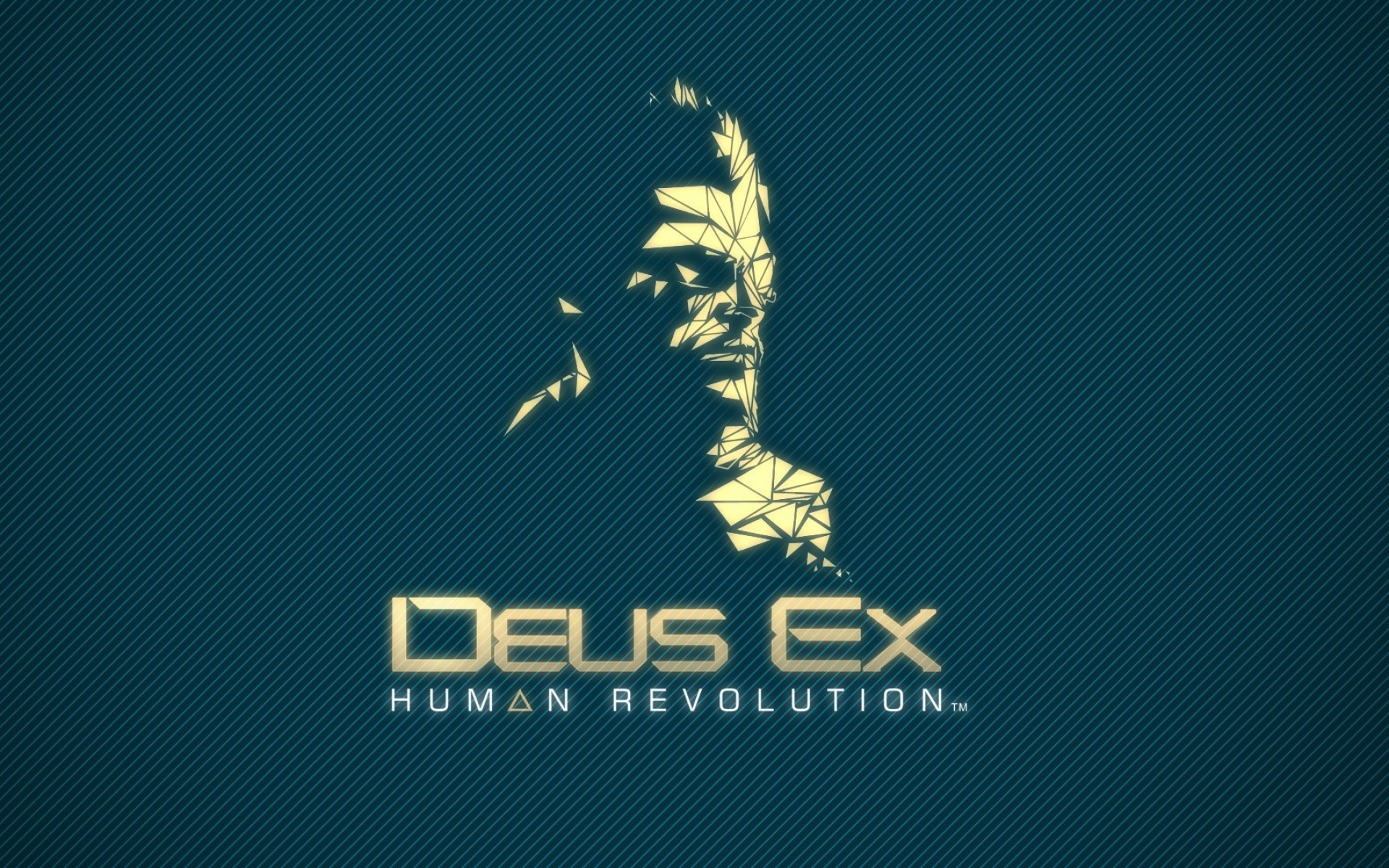 Картинки Deus ex human revolution, adam jensen, фон, шрифт, имя фото и обои на рабочий стол