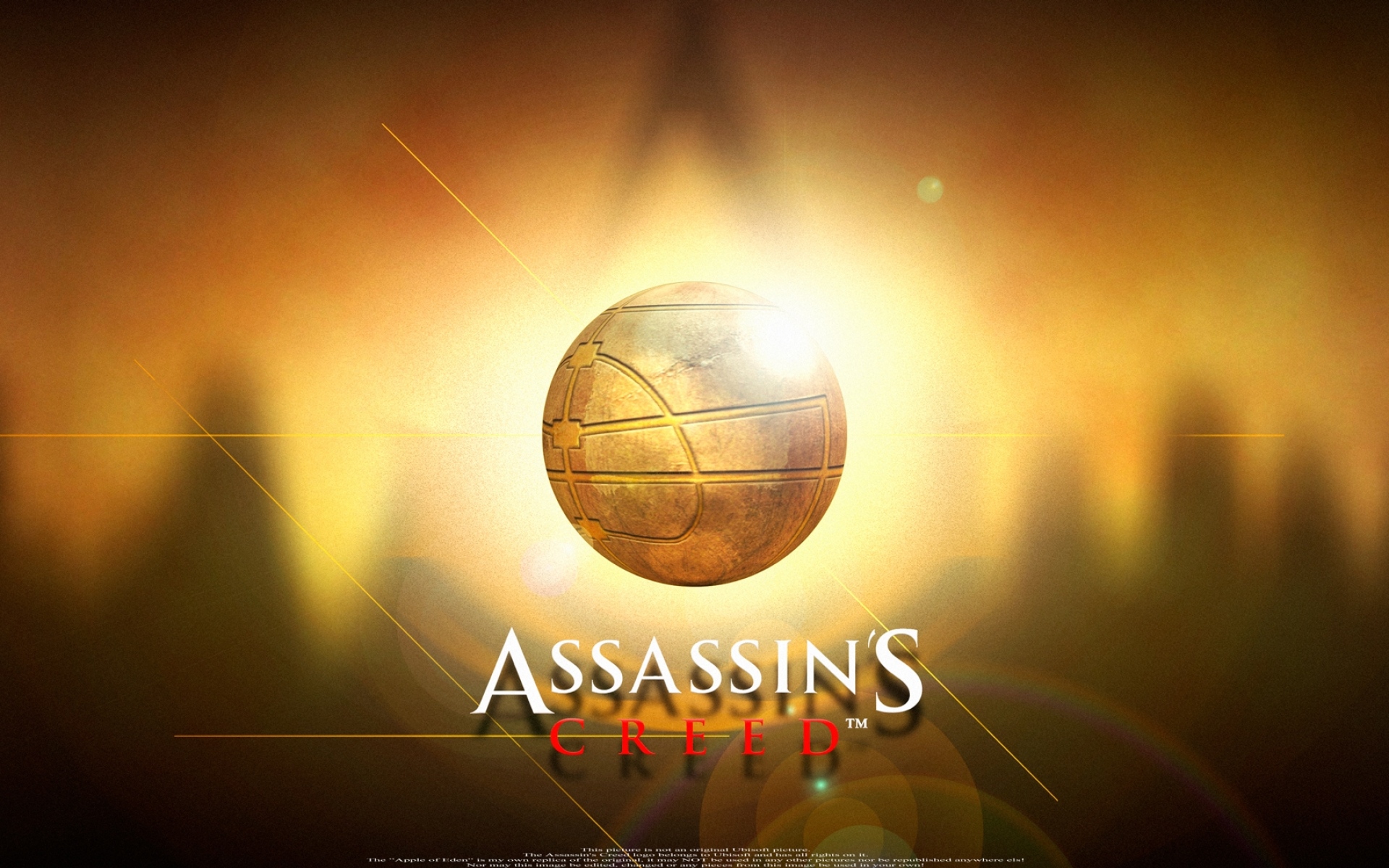 Картинки Assassins Creed, имя, игра, мяч, графика, свет фото и обои на рабочий стол