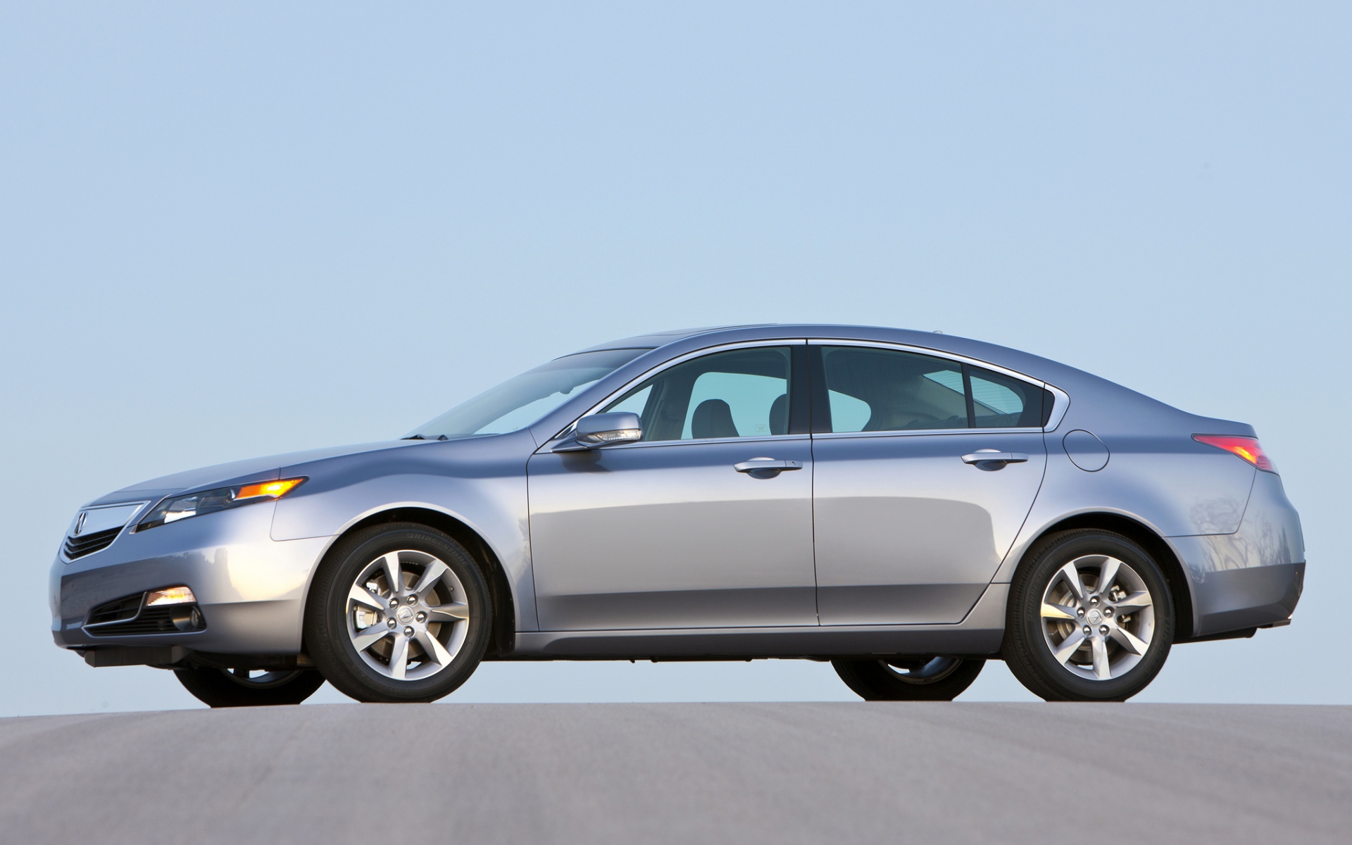 Картинки Acura, tl, 2011, синий металлик, вид сбоку, стиль, автомобили, небо фото и обои на рабочий стол