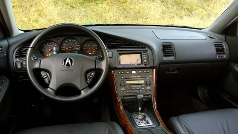 Acura, tl, 2002, салон, салон, руль, спидометр, трава