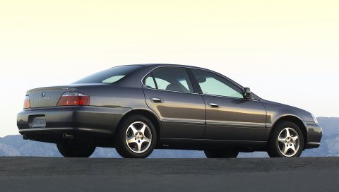 Acura, tl, 2002, серый, вид сбоку, стиль, автомобили, асфальт