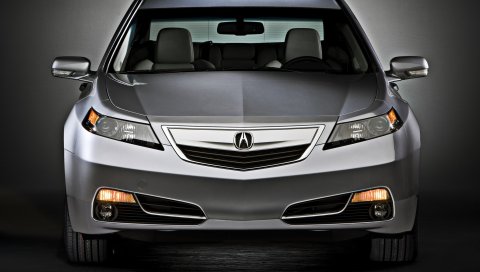 Acura, tl, 2011, металлик серый, вид спереди, стиль, автомобили