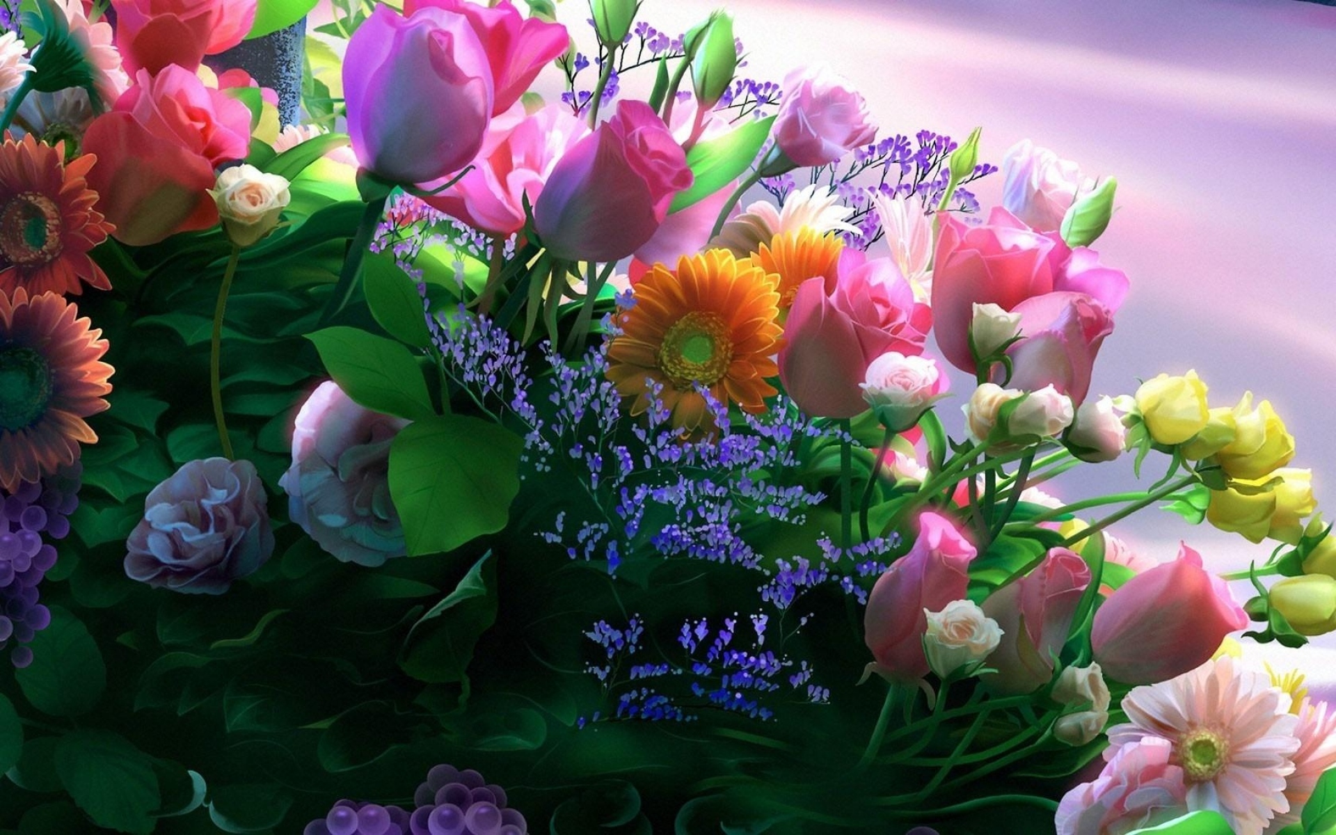 Картинки Букет цветов, песня, роза фото и обои на рабочий стол