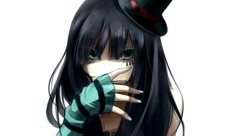 Akiyama mio, аниме, девушка, брюнетка, шляпа