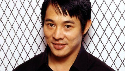 Jet li, брюнетка, знаменитость, улыбка, мужчина, рубашка