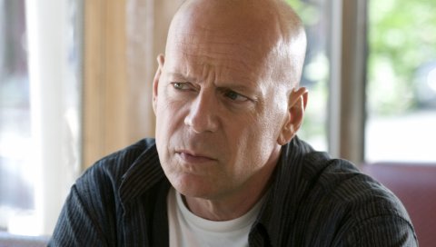Bruce willis, актер, голливуд, мужчина, задумчивый, знаменитость, лысый