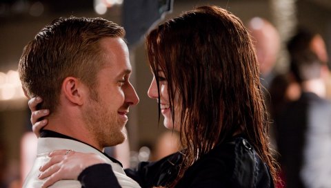 Ryan gosling, камень emma, актеры, объятия