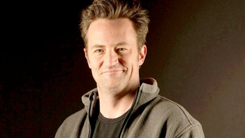 Matthew perry, актер, улыбка, длинные волосы
