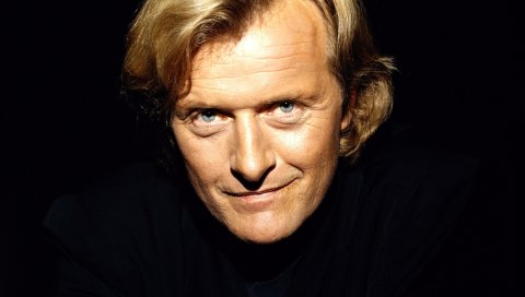 Rutger hauer, актер, блондин, молодой, лицо, улыбка