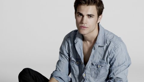 Paul wesley, актер, мальчик, брюнетка, фото, стрелять, стиль, рубашка, грустный