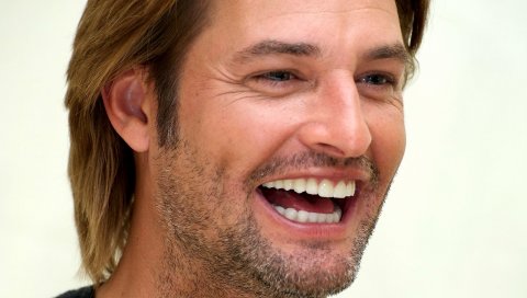 Josh holloway, лицо, волосы, улыбка, длинные волосы