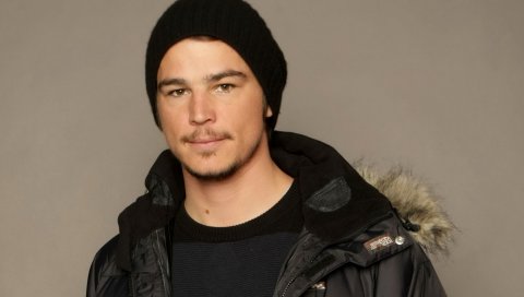 Josh hartnett, актер, куртка, шляпа, мужчина, усы, борода, улыбка