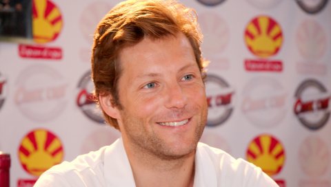 Jamie bamber, рыжеволосый, актер, улыбка, мужчина