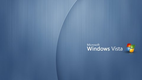 Vista, логотип, фон