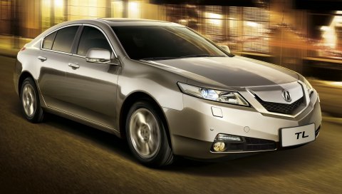 Acura, tl, металлик серый, вид сбоку, стиль, автомобили, город, скорость, улица, асфальт