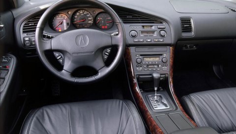 Acura, tl, салон, салон, руль, спидометр