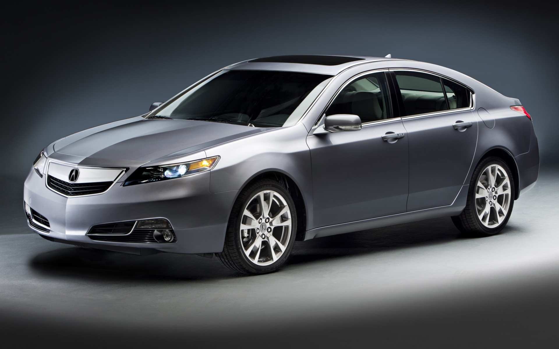 Картинки Acura, tl, 2011, серый металлик, вид спереди, стиль, автомобили фото и обои на рабочий стол