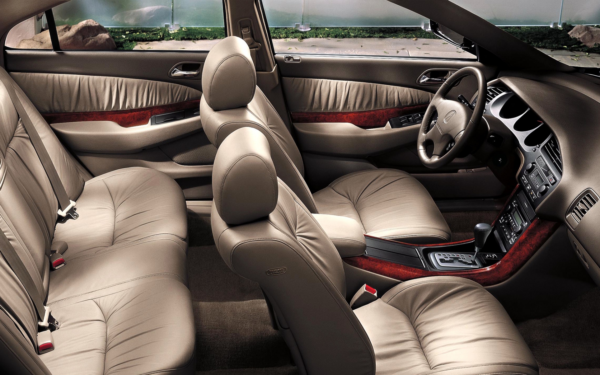 Картинки Acura, tl, 1999, салон, интерьер, руль, стиль, природа фото и обои на рабочий стол