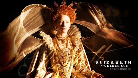 Королева, элизабет, золотой век, девушка, леди, женщина, рыжие волосы, cate blanchett