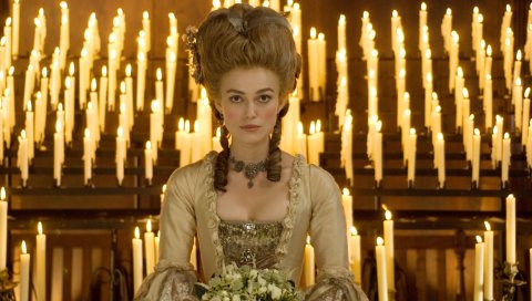 Герцогиня, georgiana, keira knightley, платье, свечи